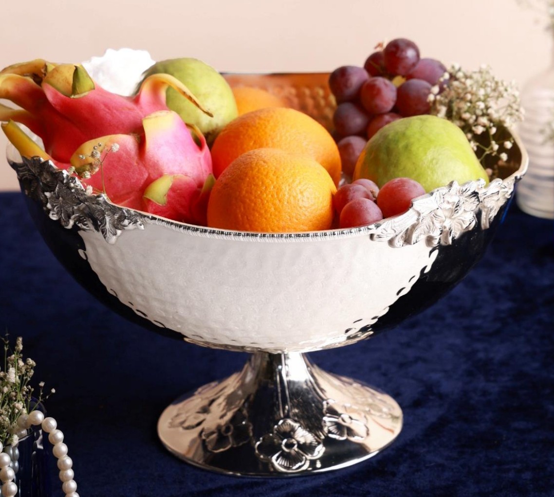 Silver Fruit Bowl