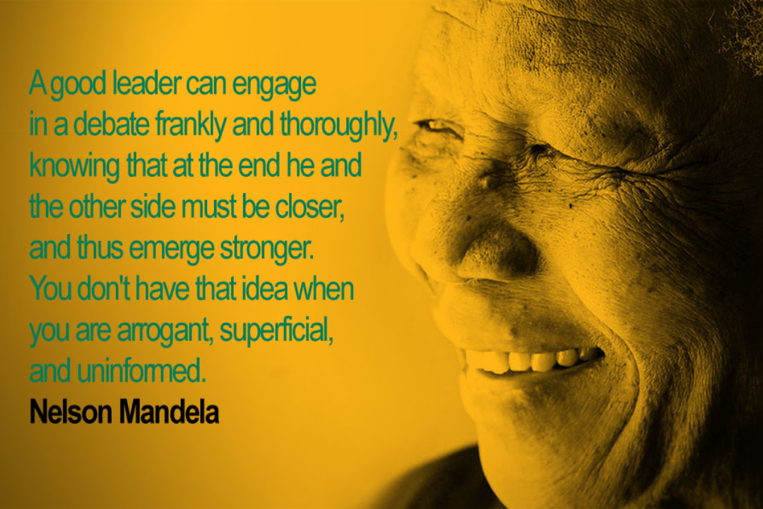Tribute to the late former President Nelson Mandela