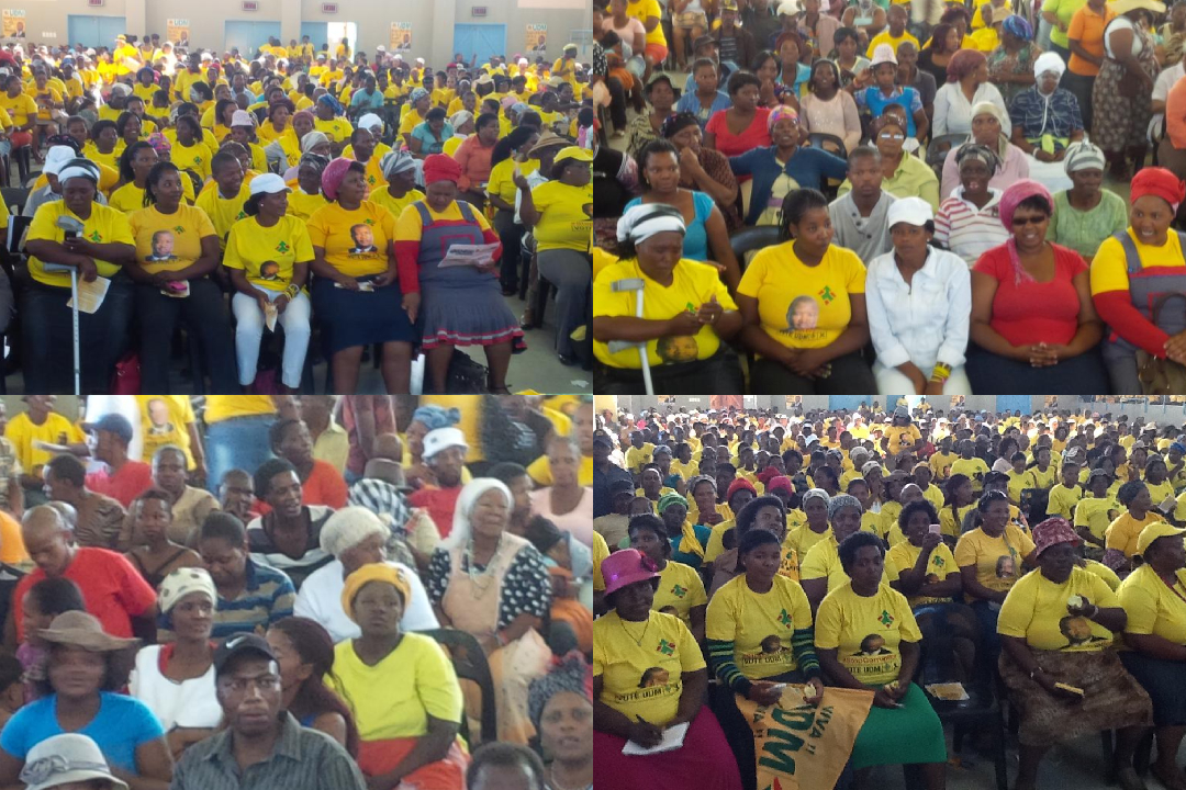 Holomisa speaks at UDM Rally at Gompo Community Hall, Duncan Village, East London