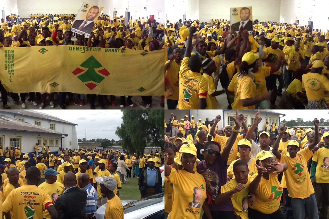 Address: by Bantu Holomisa at a UDM Elections Rally Community Hall, Seeisoville, Kroonstad